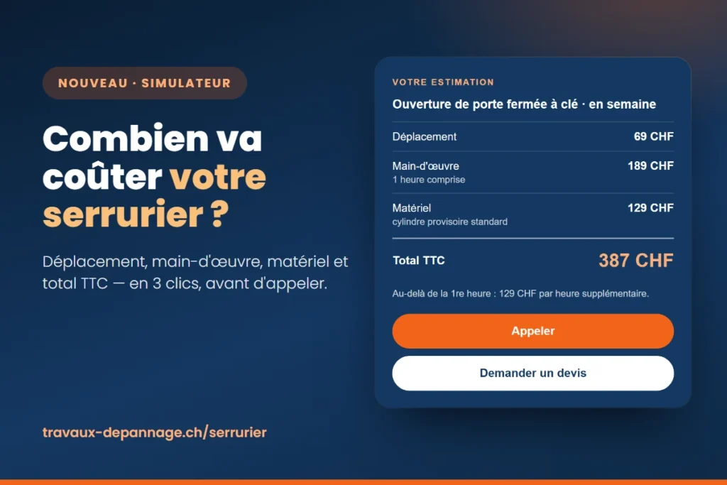 Serrurier : estimez le prix de votre intervention avant d&rsquo;appeler